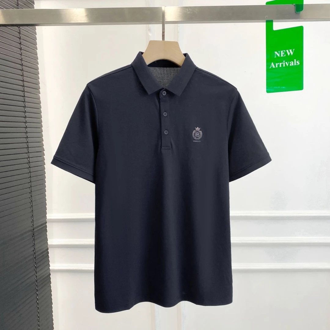 透气竹纤维!凉感亲肤!品牌剪标短袖纯色polo衫商务休闲上班族首选