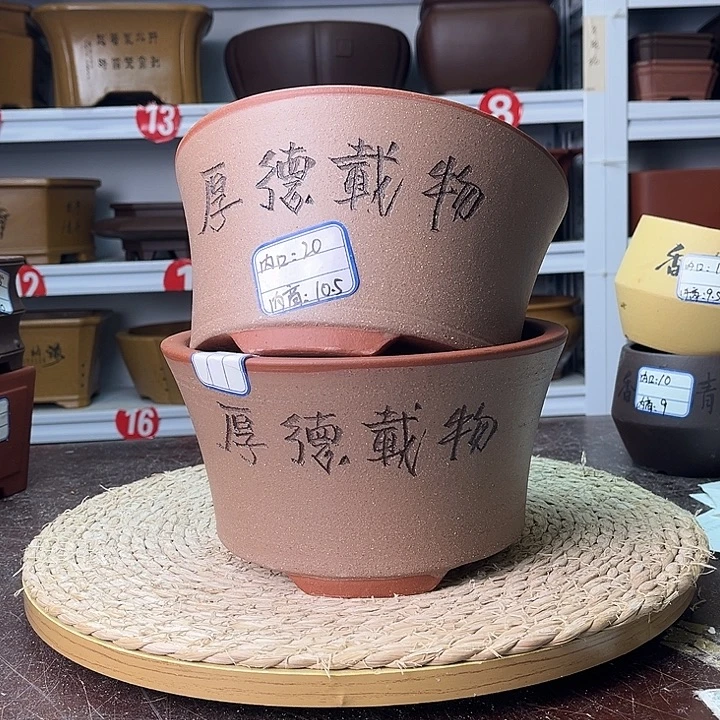 花盆紫砂你在一起