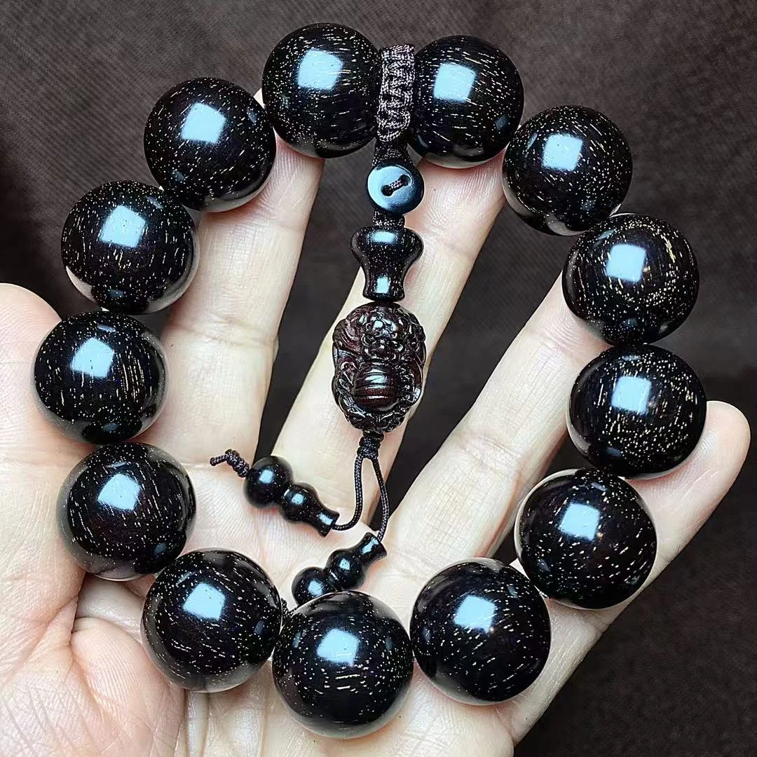 印度小叶紫檀 木艺精工手串  1.8*13颗