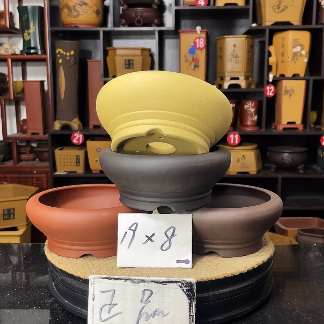 紫砂D-婉秋紫砂花盆