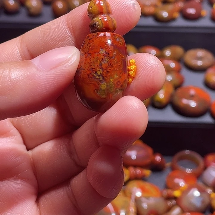 玛瑙/玉髓未镶嵌天然战国红玛瑙玉髓