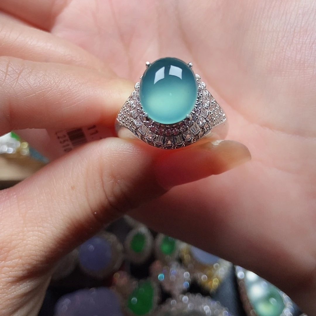 翡翠未镶嵌戒指翡翠戒指