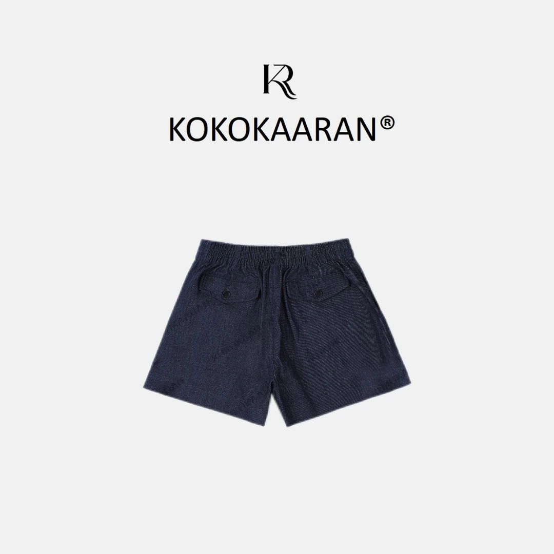 kokokaaran/可可咔伦 2025春夏新款时尚简约松紧腰短裤 SH250258