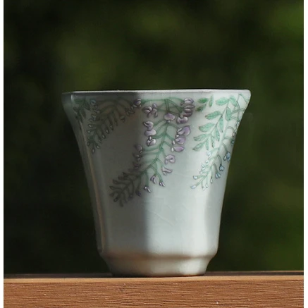 中国问鼎官窑/庚子宋青/坤灵杯(岸芷订兰) 单杯