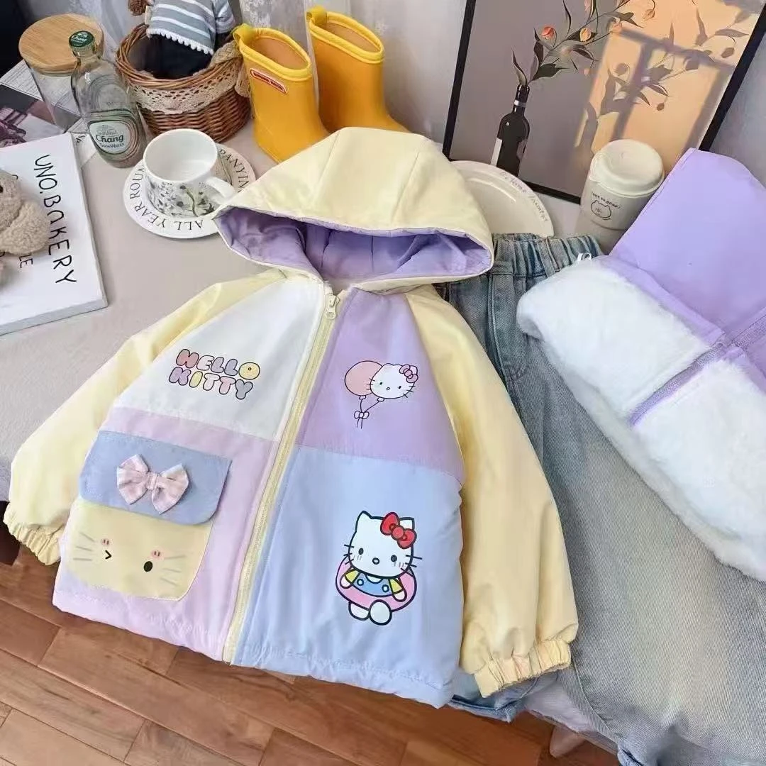 036  (NO退换) KT猫四宫格外套  LUOLA品牌童装