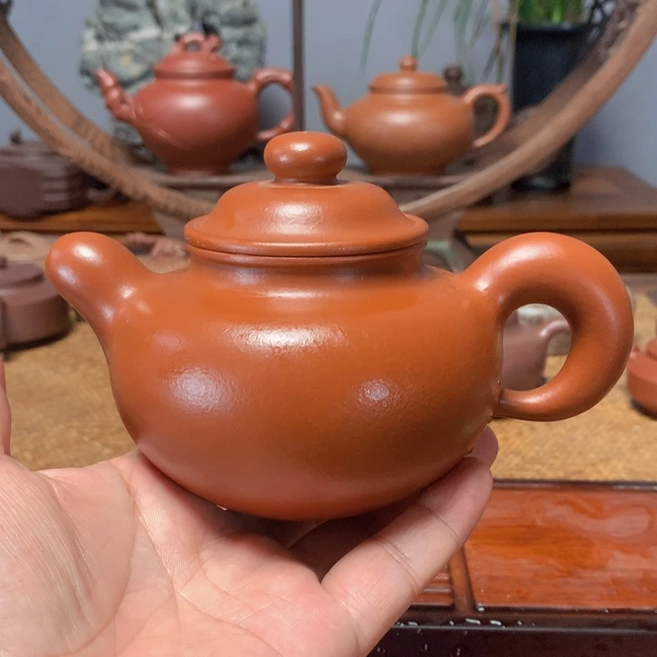茶壶紫砂朱泥掇只400c
