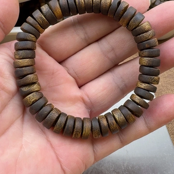 十***⑫手串沉香乌身手串10克加