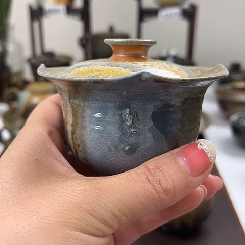 清**年柴烧茶具柴烧茶具