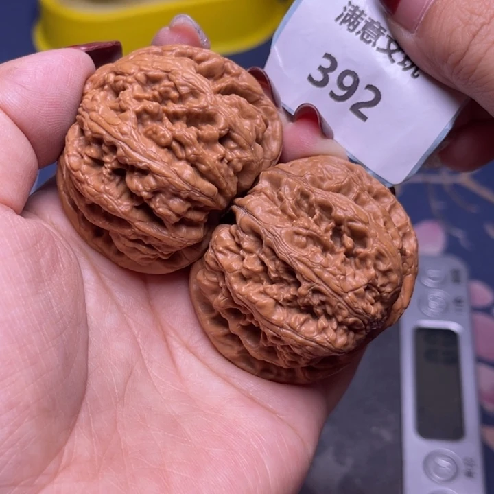 文玩核桃把件粗筋45.392