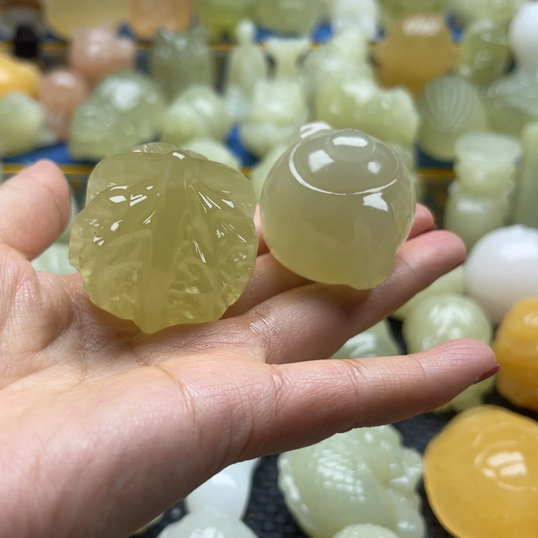 幸****玉天然桌面小摆件