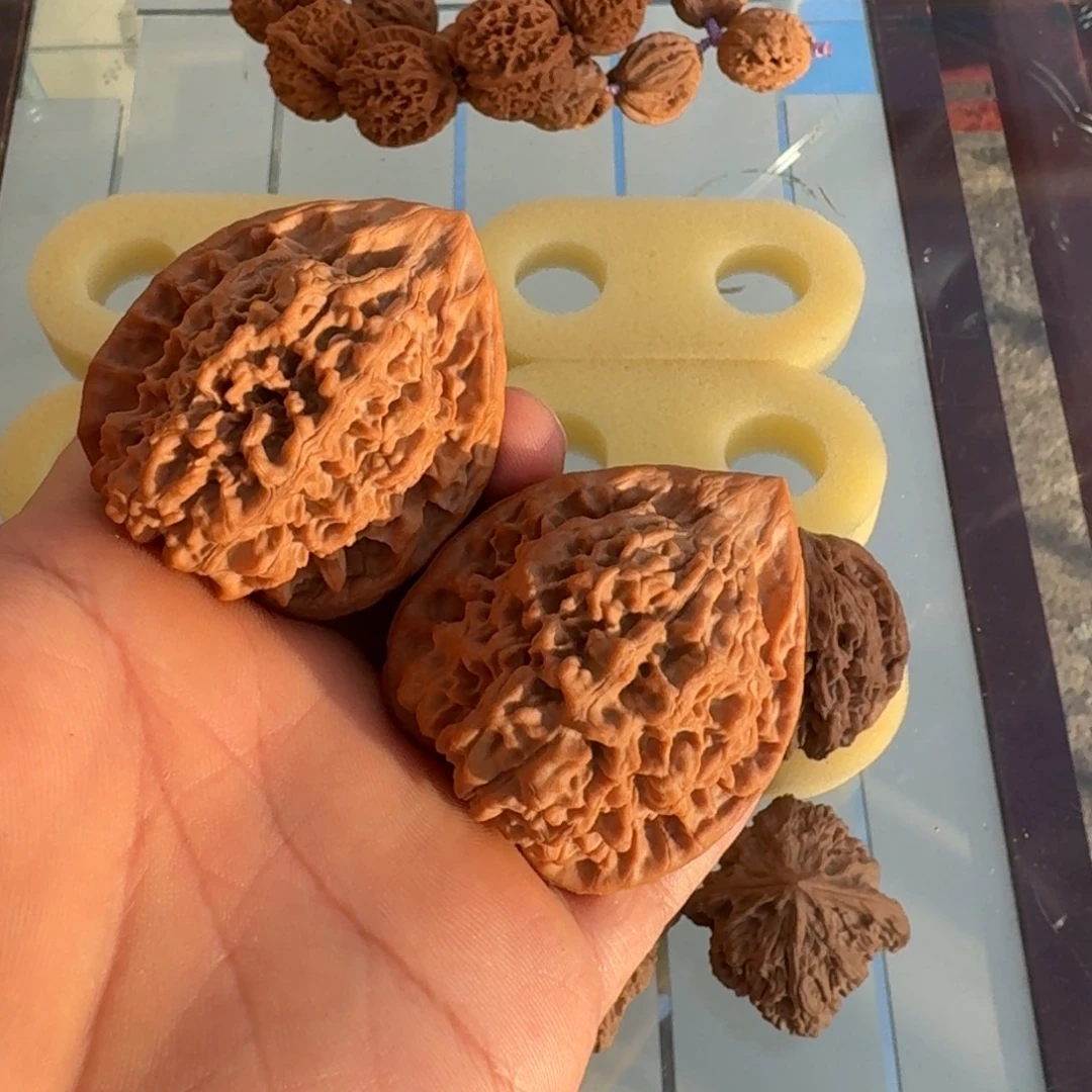 逗***生把件桃核文玩核桃官帽47