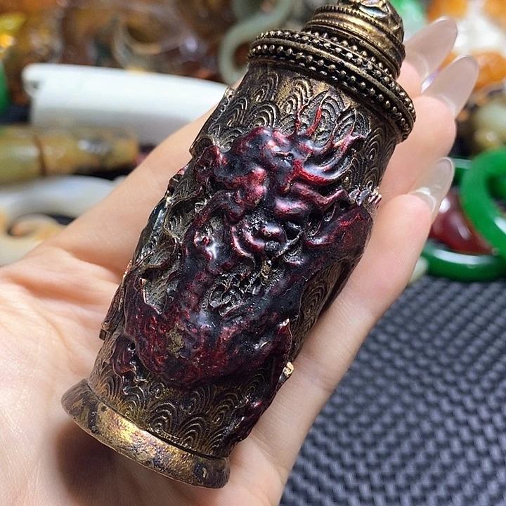 滴血莲花菩提把件