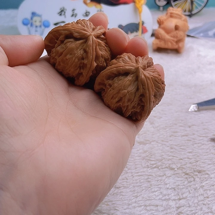 把件文玩核桃南***～三棱
