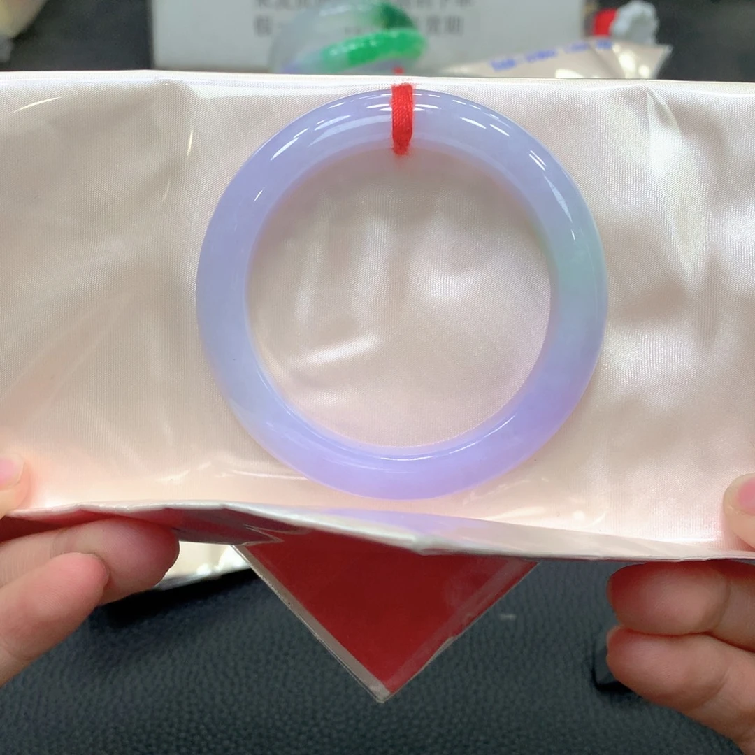 翡翠未镶嵌手镯53正