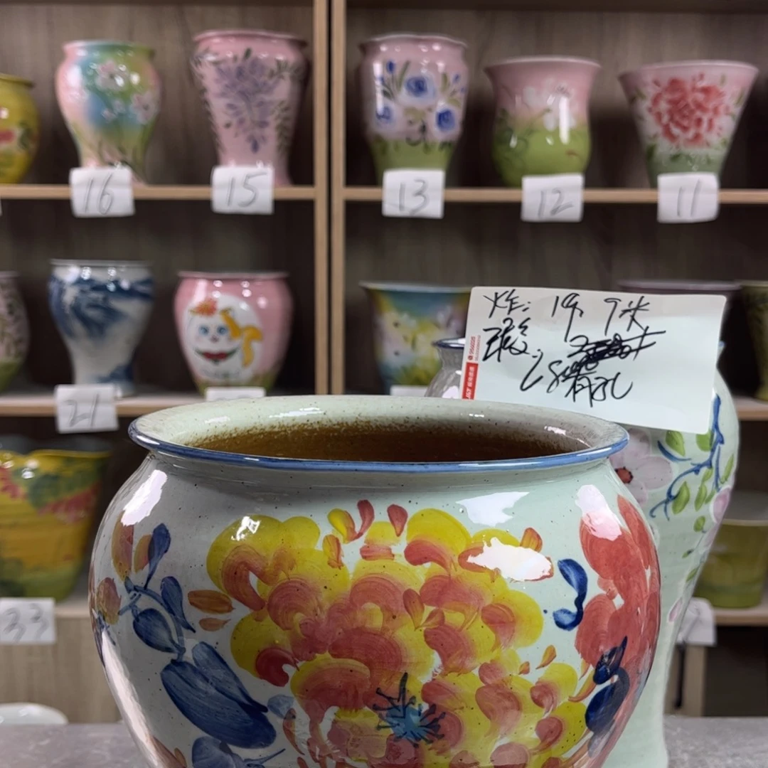 景德镇陶瓷花盆花盆