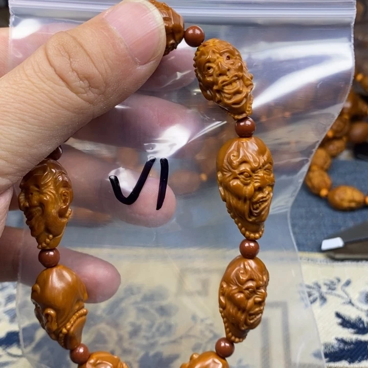 橄榄核手串/手链橄榄核雕工艺手串