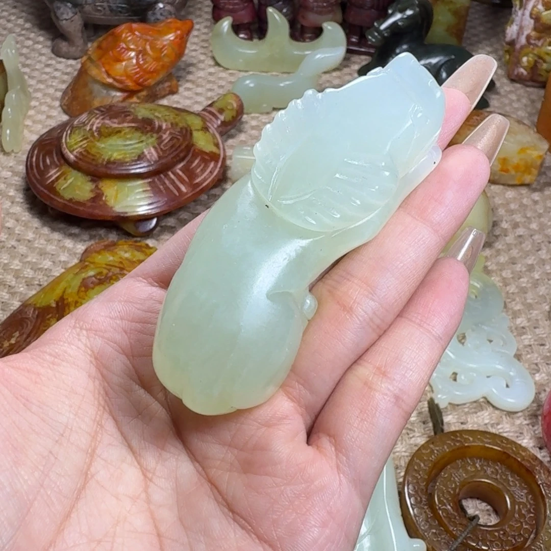 吊坠白玉菩提挂件