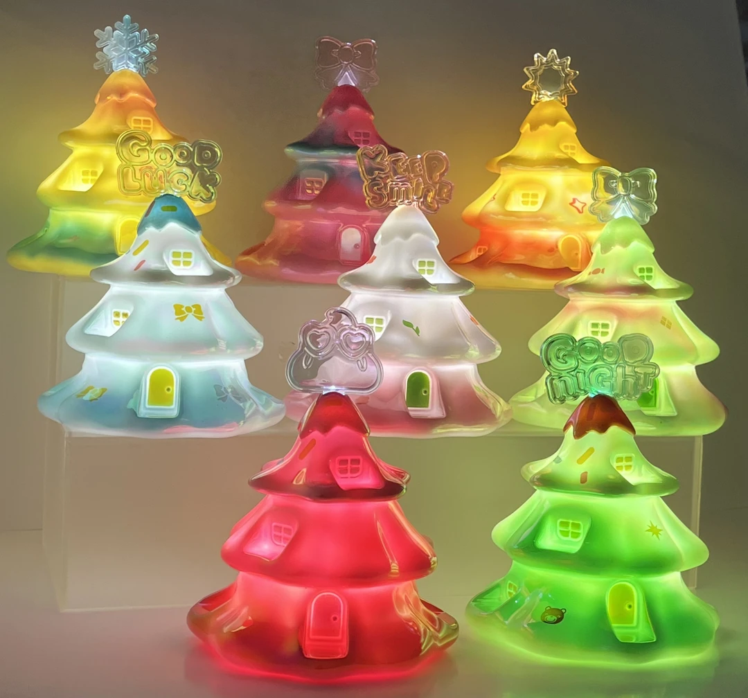 【拆盒】新品Emmmkun幻彩星屋拍拍灯系列盲盒