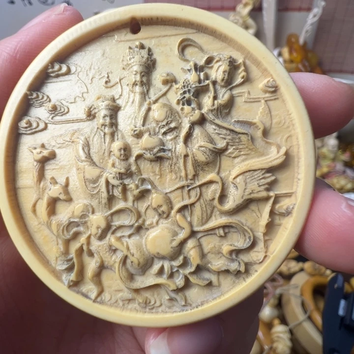 鹏***里猛犸象牙吊坠988888888