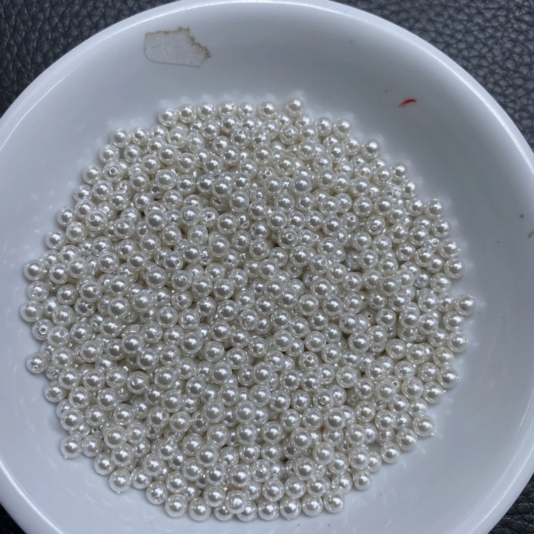 金禧缘珠宝～ B777 白贝珠2mm100个8.8元