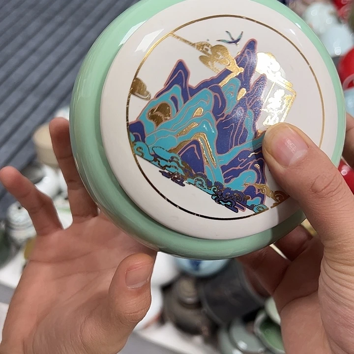 茶叶罐陶瓷家用储物罐瑕疵福利品介意勿拍