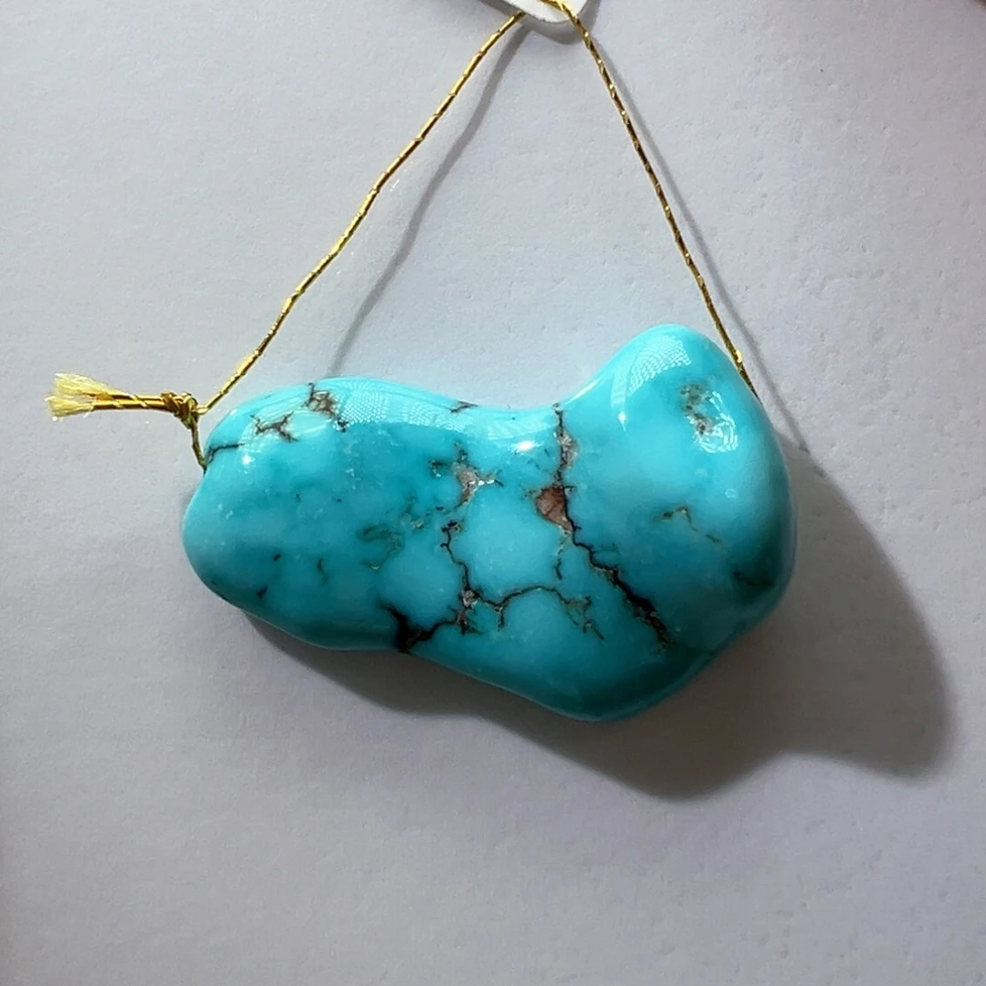 绿松石未镶嵌挂件