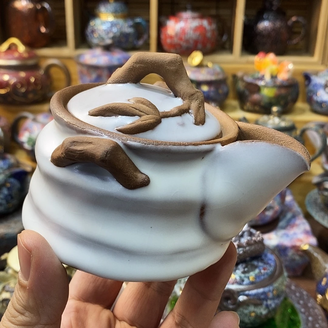 粗陶志野柴烧茶器