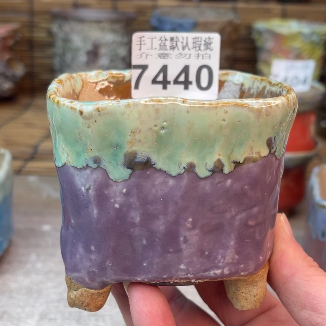 手工花盆默认瑕疵完美者勿拍