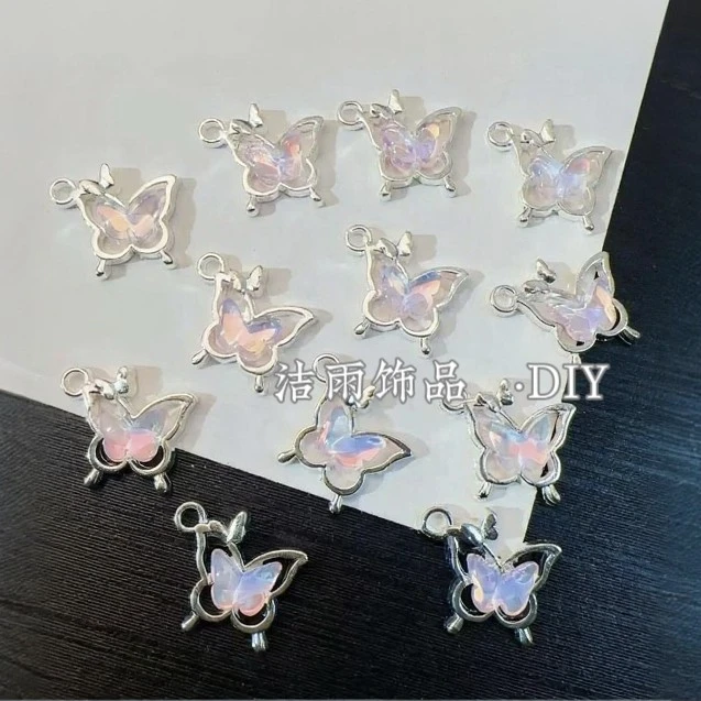 (洁雨饰品 DIY)  P626 “梦幻蝴蝶”  新款蝴蝶挂坠diy