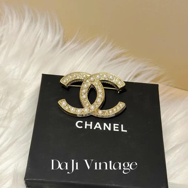 大吉中古/Chanel香奈儿双C胸针