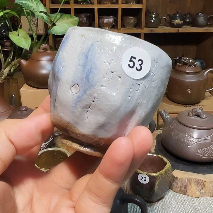 杯小艺窑柴烧杯杯杯
