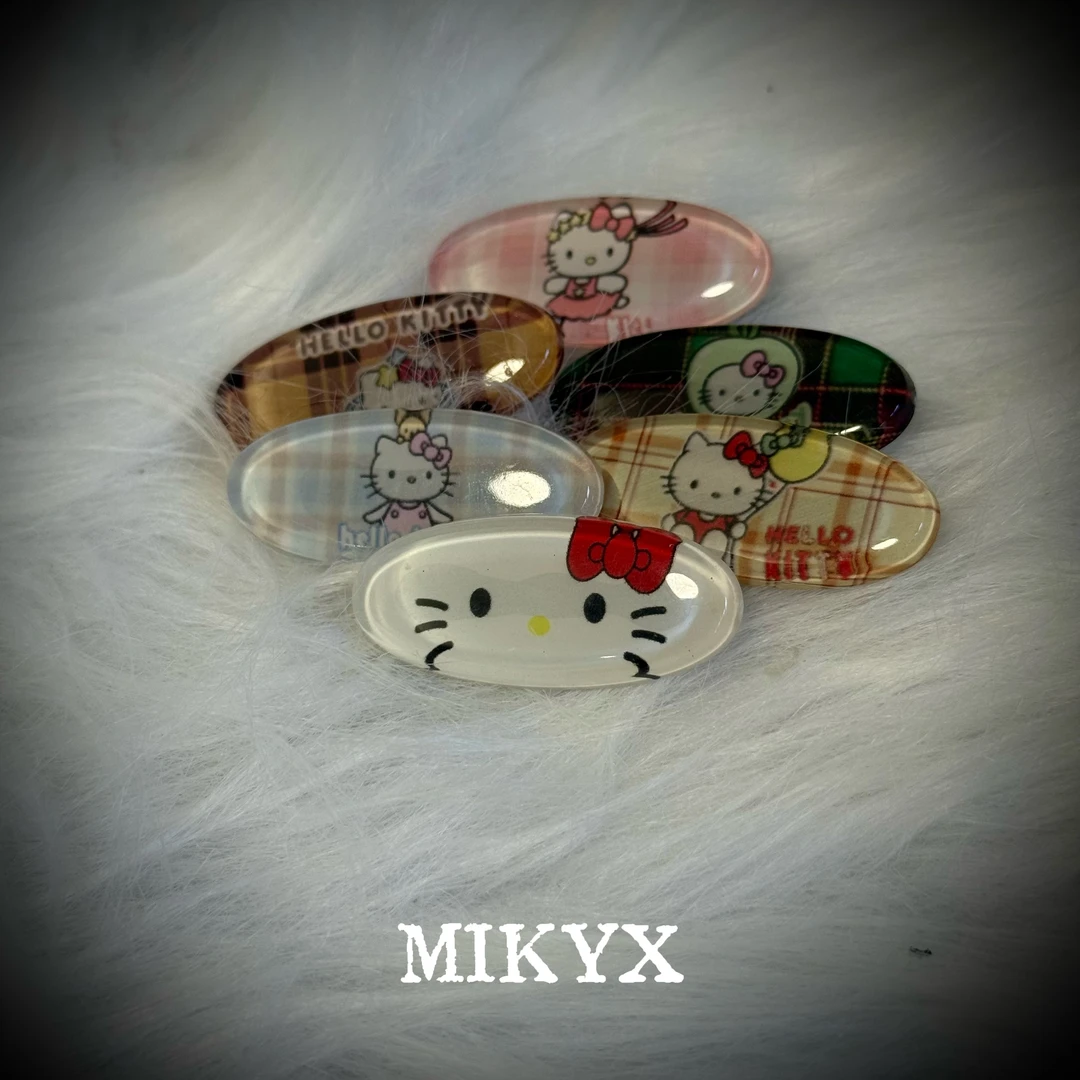 mikyx六色kt透色发夹J550