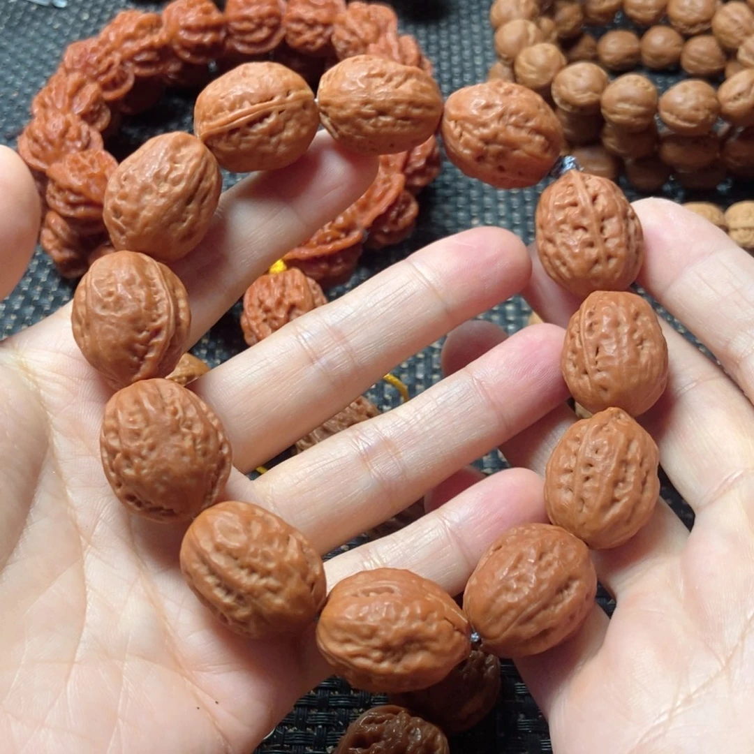 吊坠文玩核桃红皮大枣