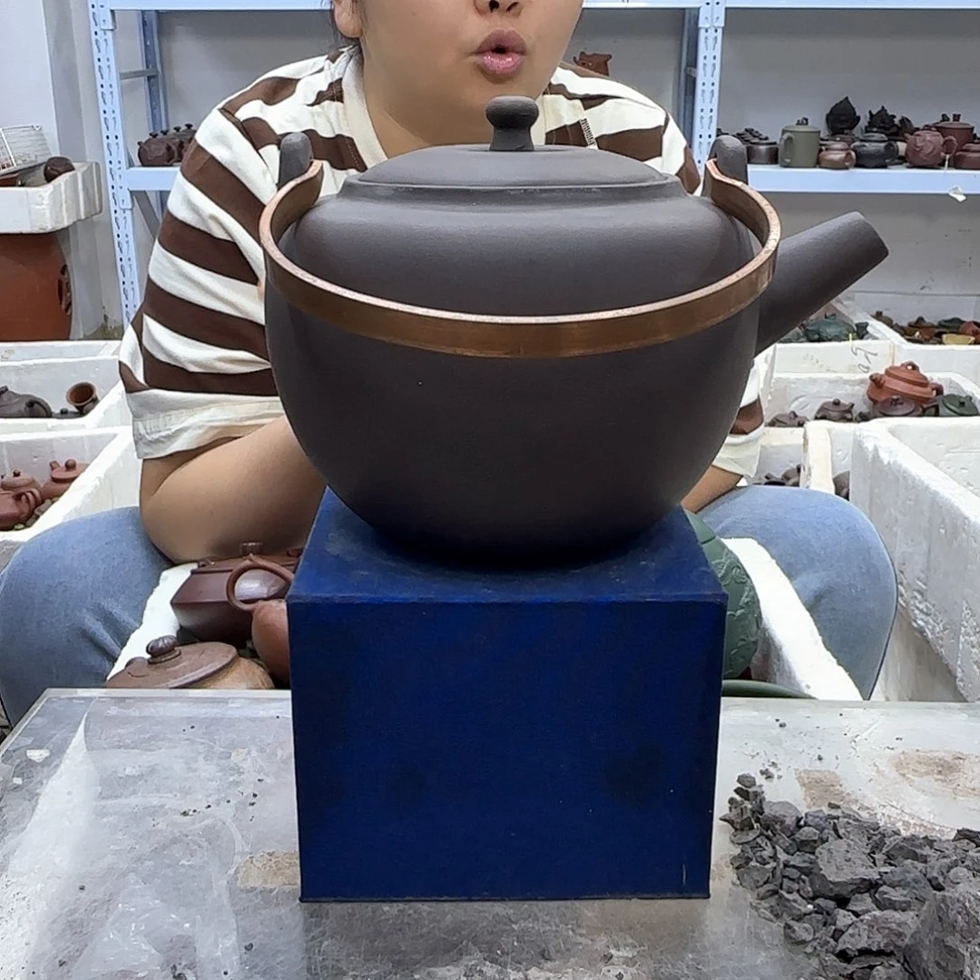 茶壶紫砂宜兴紫砂壶瑕疵处理
