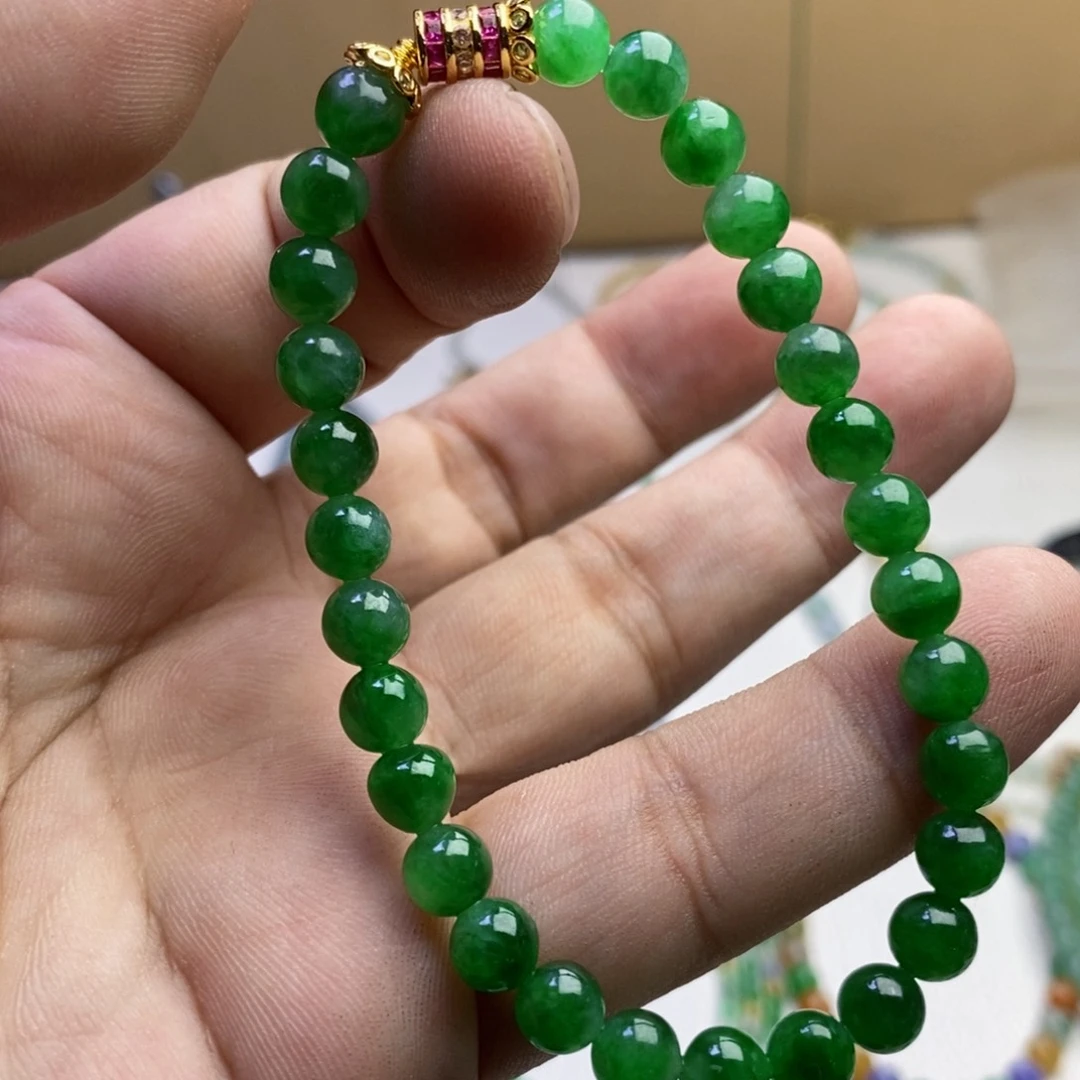 未镶嵌定制翡翠七**生卡6