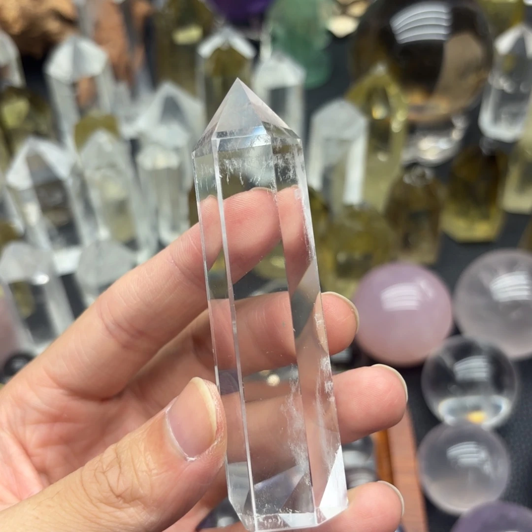 水晶未镶嵌珠宝半成品