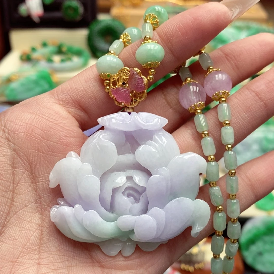 颈饰未镶嵌翡翠翡翠吊坠