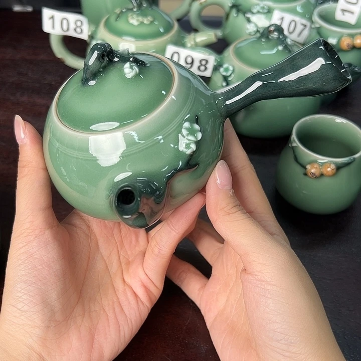 狗***狗小米茶器龙泉云间青瓷