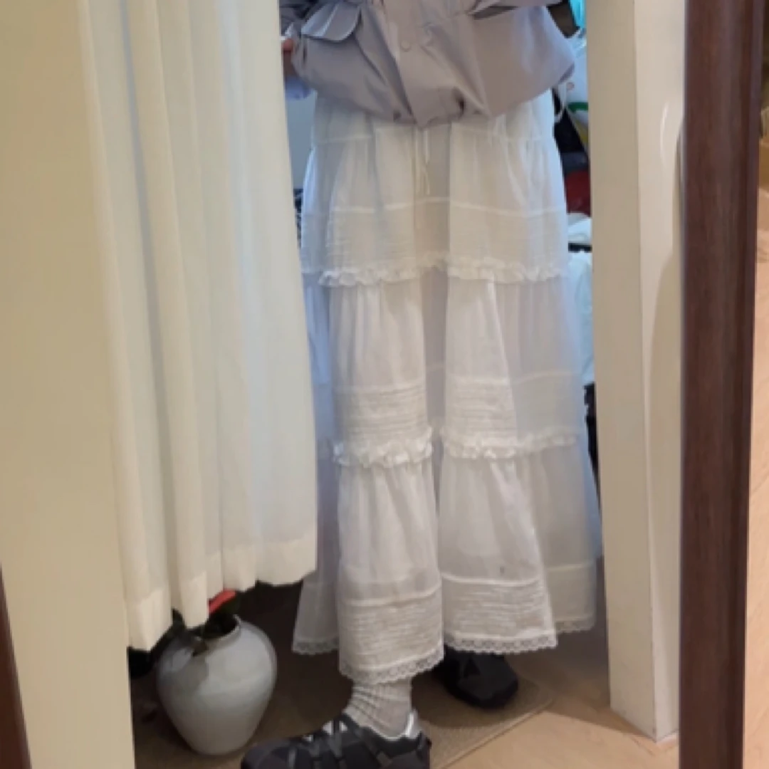 TOTHEND“初恋小白裙”重工刺绣花边春夏小浪漫谁穿谁是小仙女啊啊