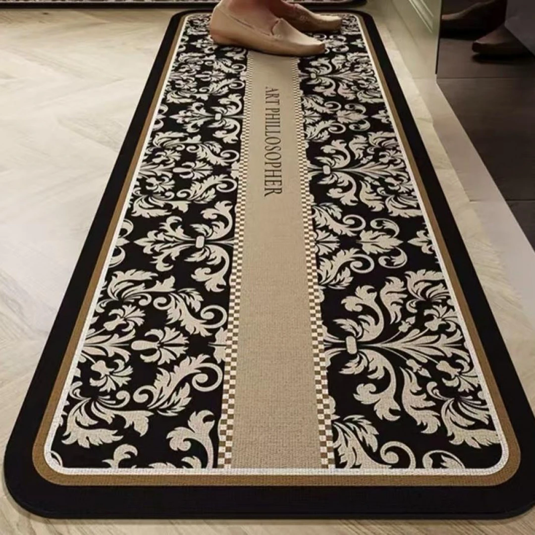 036秘境樱花【40*120】硅藻泥厨房卧室地毯吸水防滑防污地垫