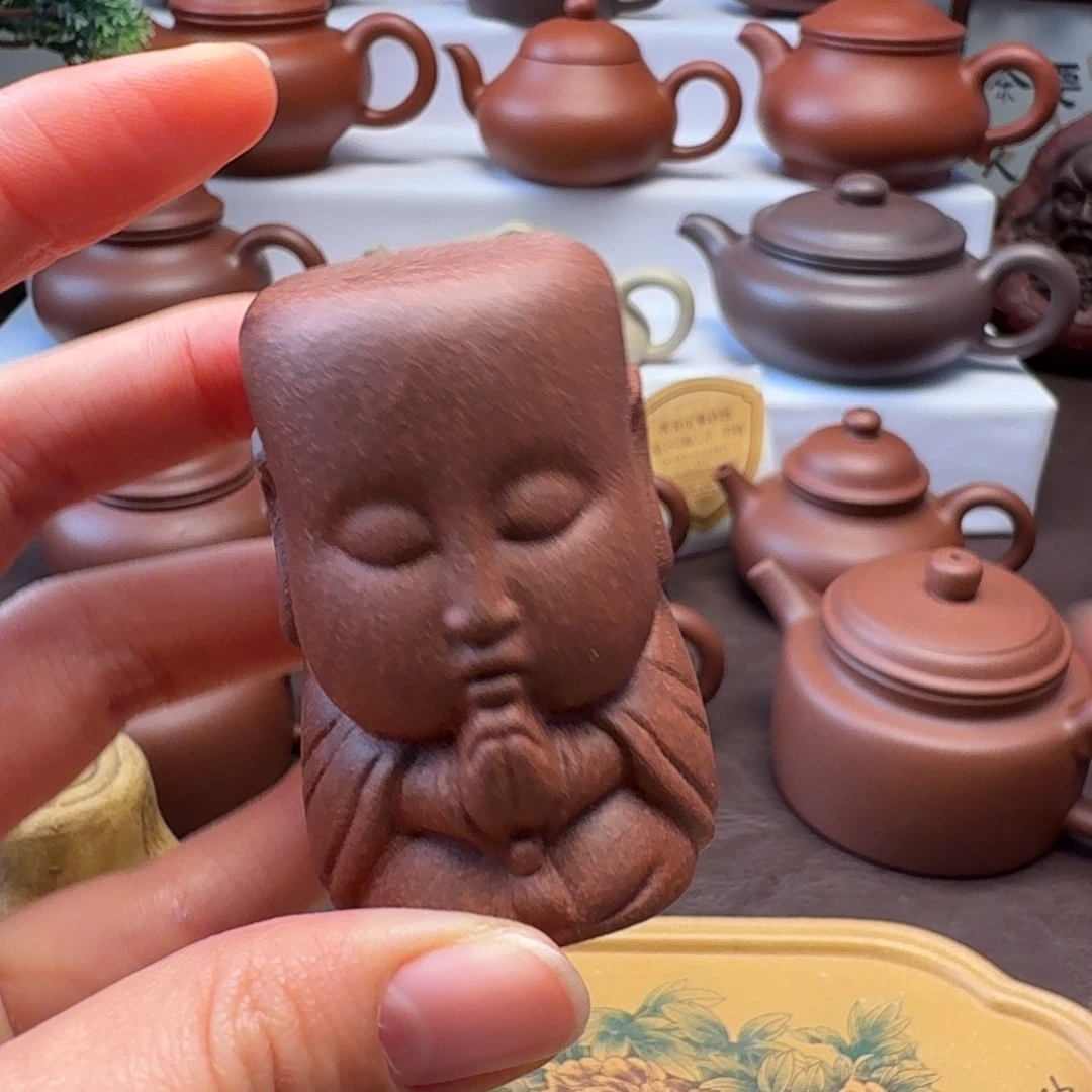 茶壶紫砂紫砂盖志小和尚