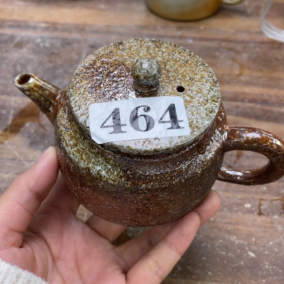 陶纯手工柴烧茶壶茶具瑕瑕