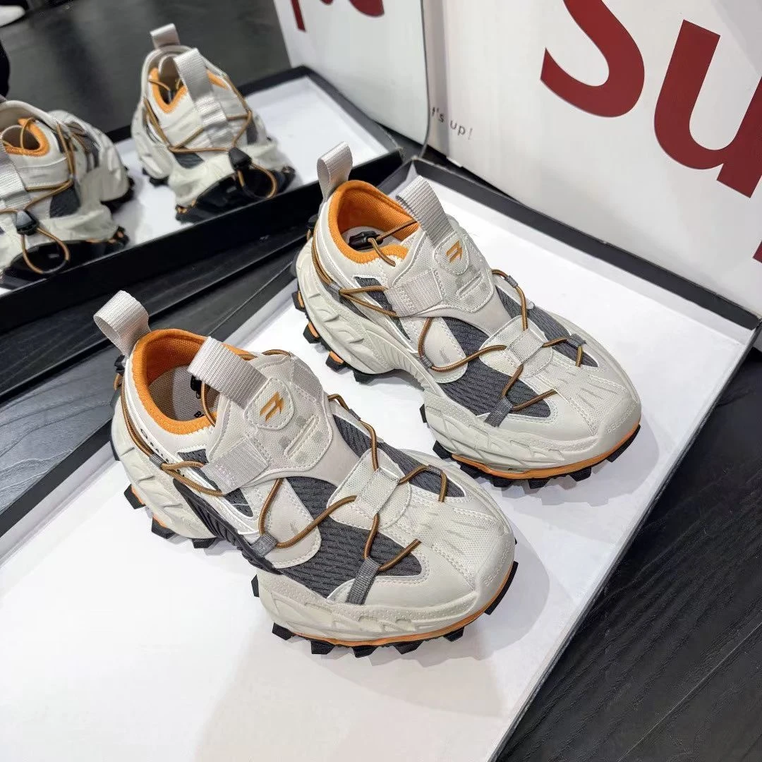 15代18XL做旧炸街老爹鞋男女情侣厚底真皮运动鞋户外登山鞋isn潮