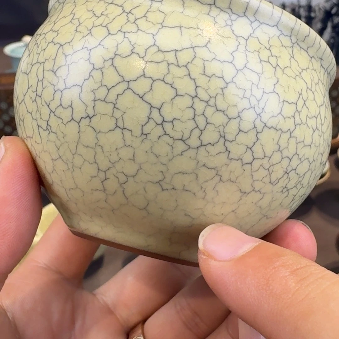 杯在***i龙泉青瓷茶具微瑕