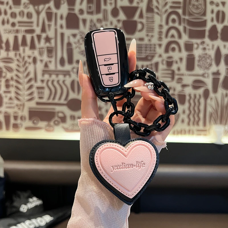 适用丰田凯美瑞钥匙套卡罗拉雷凌车荣放rav4亚洲龙威兰达汉兰达扣