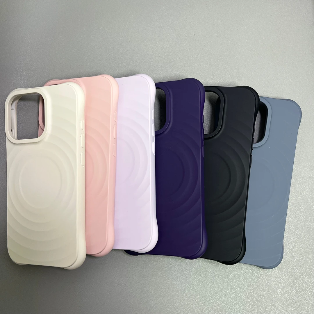 【磁吸】大波漾纯色磁吸手机壳适用iPhone17promax16