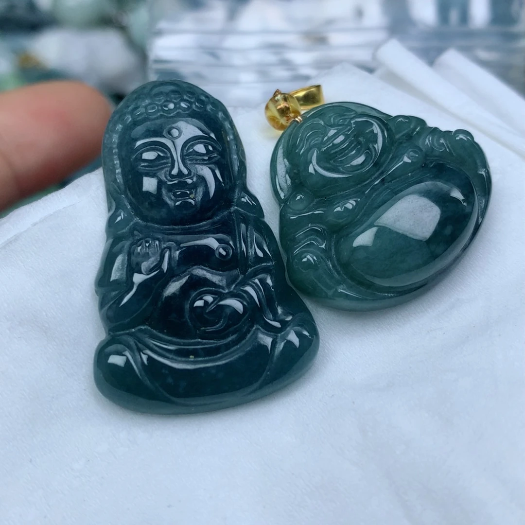 翡翠颈饰未镶嵌吊坠