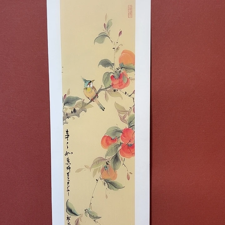 国画听兰老师花鸟