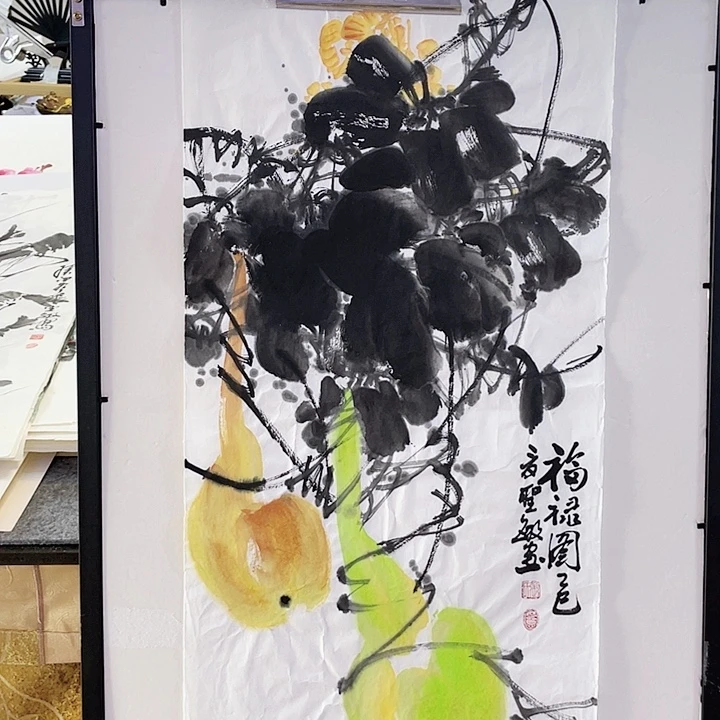 国画张圣敏先生纯手绘作品