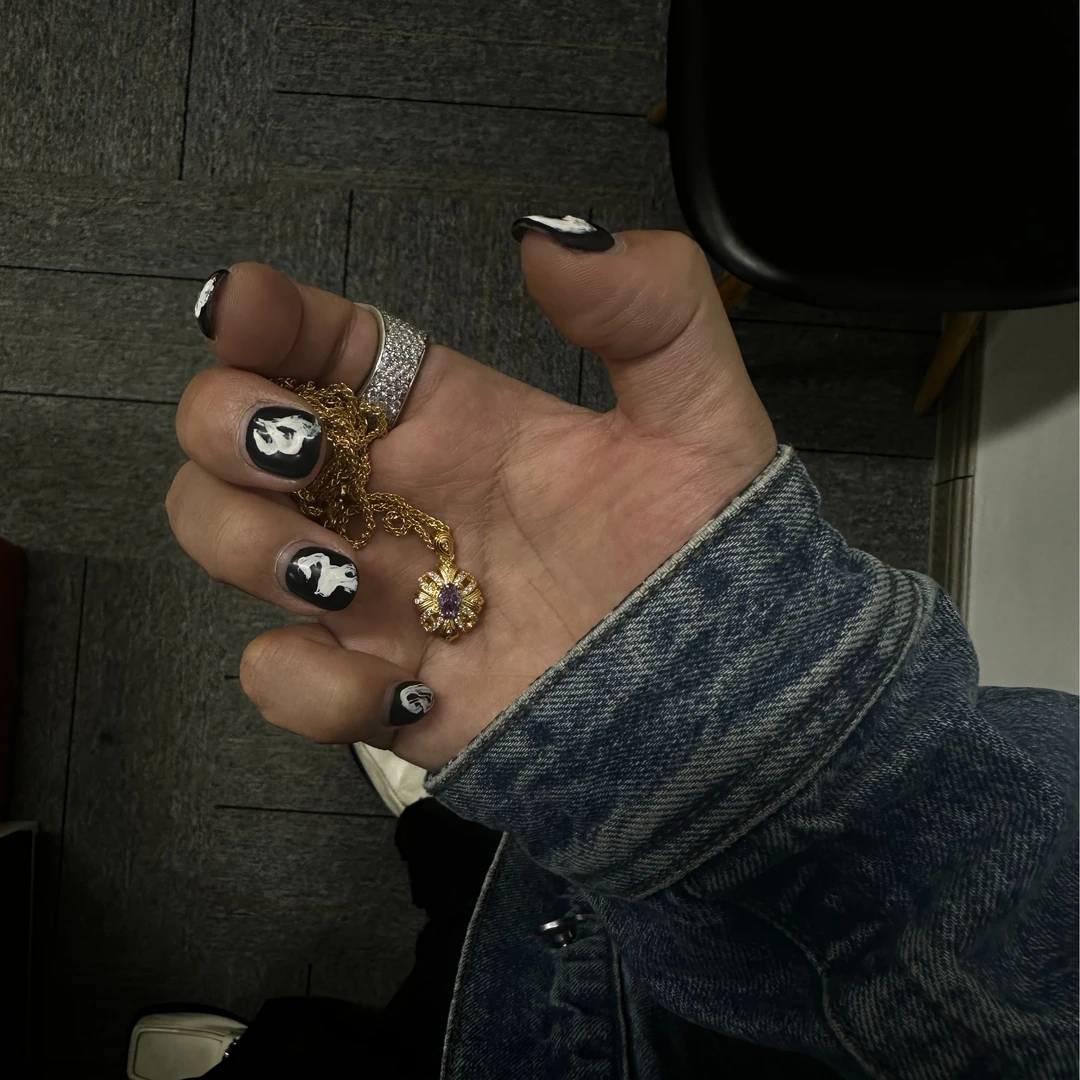 合金项链 【涅槃 祭月凋零 项链】国潮风发字嘻哈潮人街头